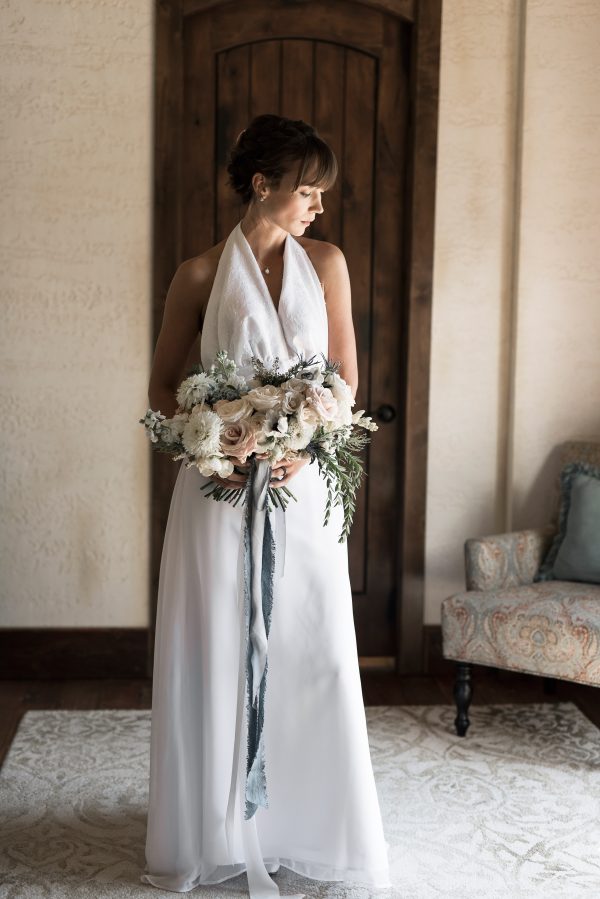 Halter Wedding Dress Blythe Rachel Elizabeth Bridal And Prom
