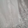 tulle back with buttons, lace skirt wedding dress, sweetheart neckline, buttons down back, beaded lace dress,