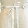 3d floral belt, pearl and rhinestone belt, organza flowers, floral wedding accessory, ribbon belt