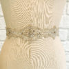 beaded bridal belt, elegant bridal belt, fully beaded belt, vintage bridal belt, rhinestone accessory