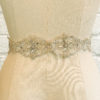 beaded bridal belt, elegant bridal belt, fully beaded belt, vintage bridal belt, rhinestone accessory