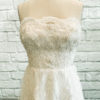 strapless lace wedding dress, beaded lace, strapless, new wedding dress, lace dress