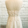 strapless lace wedding dress, beaded lace, strapless, new wedding dress, lace dress