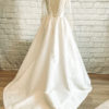 backless bridal gowns, high neck bridal gowns, long sleeve lace bridal gown, floral bridal gowns, ball gown bridal gowns