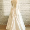 backless bridal gowns, high neck bridal gowns, long sleeve lace bridal gown, floral bridal gowns, ball gown bridal gowns