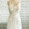 tulle back with buttons, lace skirt wedding dress, sweetheart neckline, buttons down back, beaded lace dress,