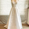 jacquard wedding dress