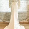 mock neck wedding dress