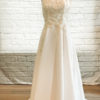 Long train wedding dress