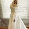 Long train wedding dress