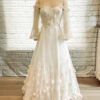 3d floral wedding gown