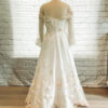 3d floral wedding gown