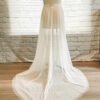 soft tulle bridal skirt