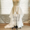 organza ruffle bridal skirt