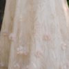 3d floral wedding gown