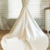 Long train wedding dress