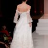 3d floral wedding gown