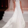 Long train wedding dress